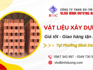 Mua vật liệu xây dựng phường Bình Dương ở đâu giá tốt, giao hàng tận nơi?