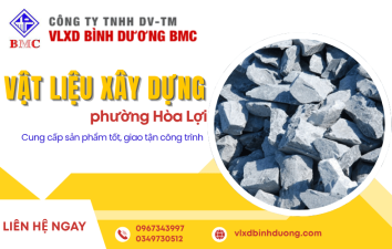 Công ty vật liệu xây dựng Phường Hòa Lợi giao hàng tận công trình