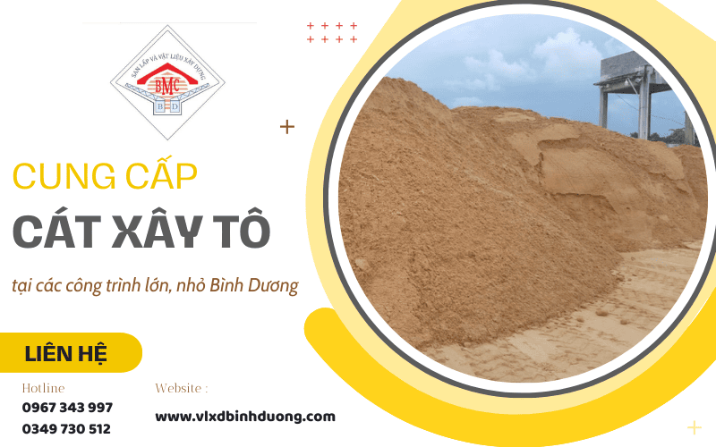 Cát xây tô Bình Dương