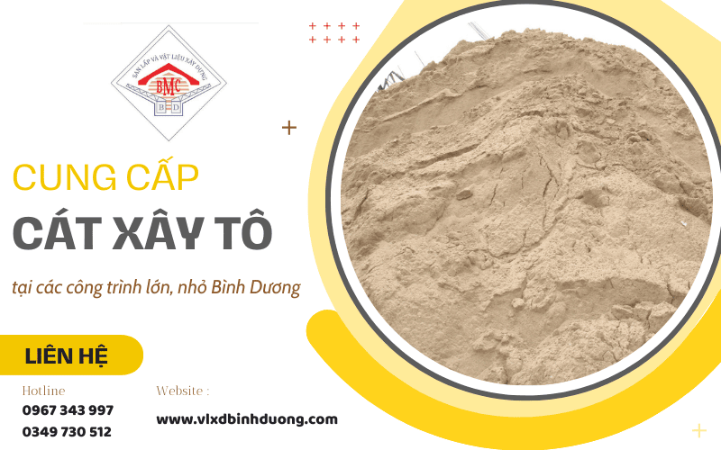 Cát xây tô Bình Dương