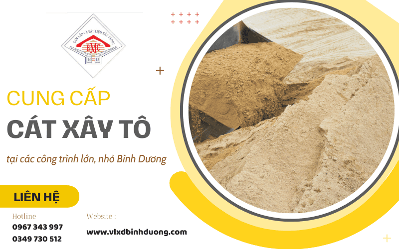 Cát xây tô Bình Dương